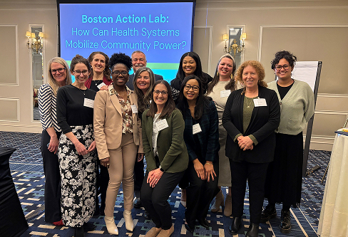 Cambridge Health Alliance and BCBSMA staff at the Boston Community Action Lab.